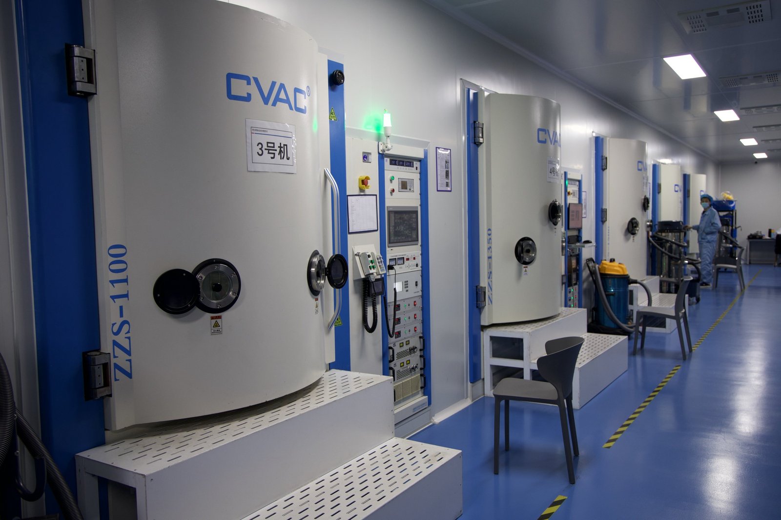 CVAC ZZS-1100 coating machine line